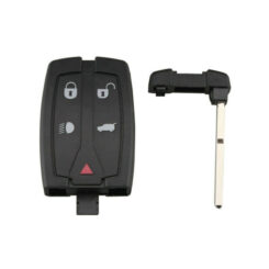 5 Button Dash Remote Key Fob Case Shell for Land Rover Freelander 2 w/ Blade 1