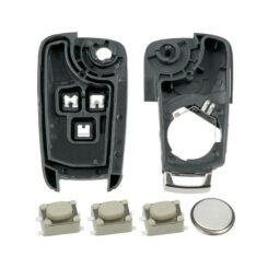 3 Button Remote Key Fob Case Repair Kit for Vauxhall Opel Astra J Insignia A Cascade 3
