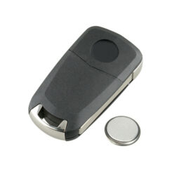 2 Button Remote Car Key Fob Case w/ Battery for Vauxhall Opel Zafira B Vectra C 1