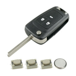 3 Button Remote Key Fob Case Repair Kit for Vauxhall Opel Astra J Insignia A Cascade