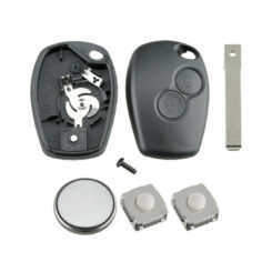 2 Button Remote Key Fob Case Repair Kit For Renault Trafic Clio Master Kangoo 1