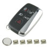 5 Button Remote Key Fob Case Repair Kit for Jaguar F-Type F-Pace XE XF XJ