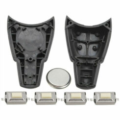 4 Button Remote Key Fob Case Repair Kit for Saab 9-3 Sport Convertible w/ Logo 2