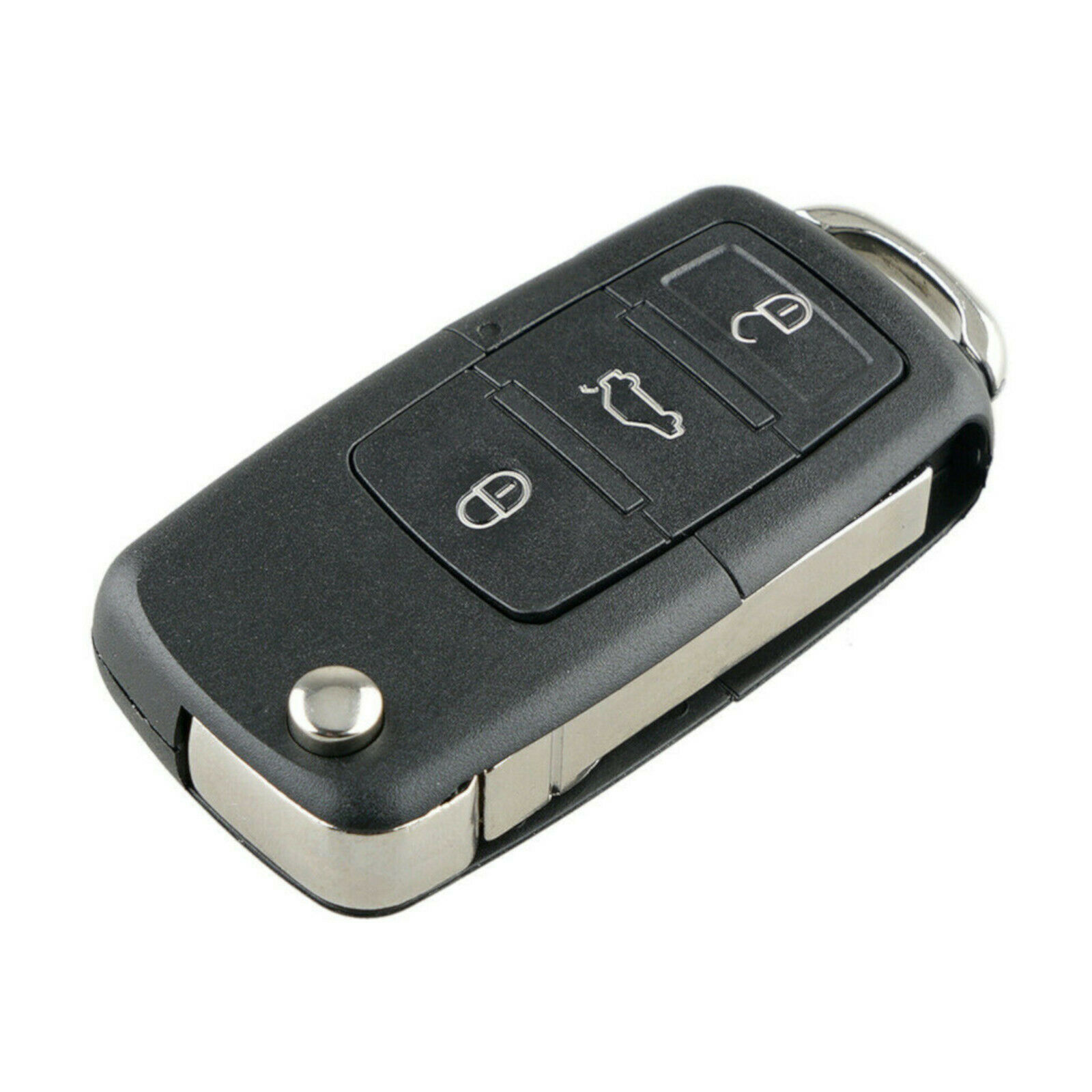 Replacement 3 Button Remote Flip Key Fob Case for VW Volkswagen Golf MK5