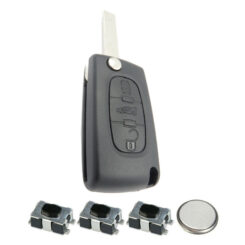 3 Button Remote Key Fob Case Repair Kit for Citroen Peugeot VAN Berlingo Dispatch HU83 5